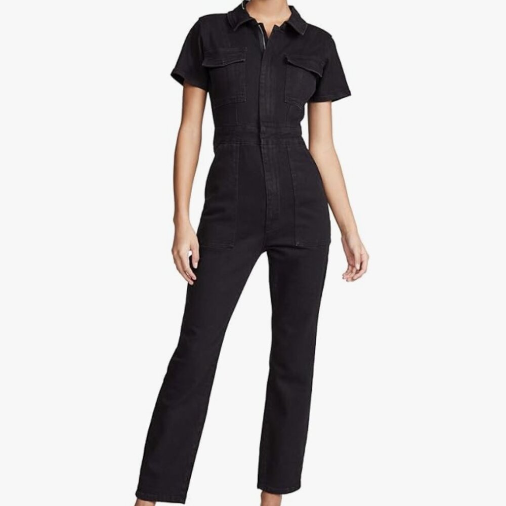 Good American Denim Jumpsuit
